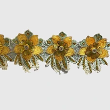 trimming with sequins